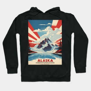 Alaska United States of America Tourism Vintage Poster Hoodie